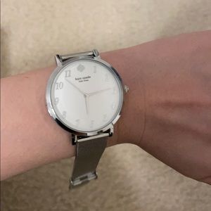 EUC Kate Spade silver watch